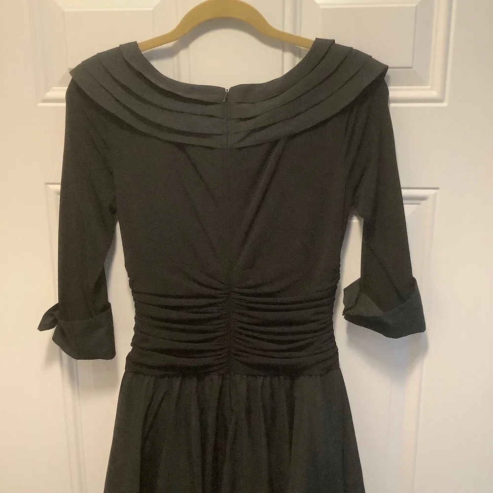 Jessica Howard| 50’s Style Black Evening Dress Sz 6 Wedding Chorale Choir - Picture 9 of 11